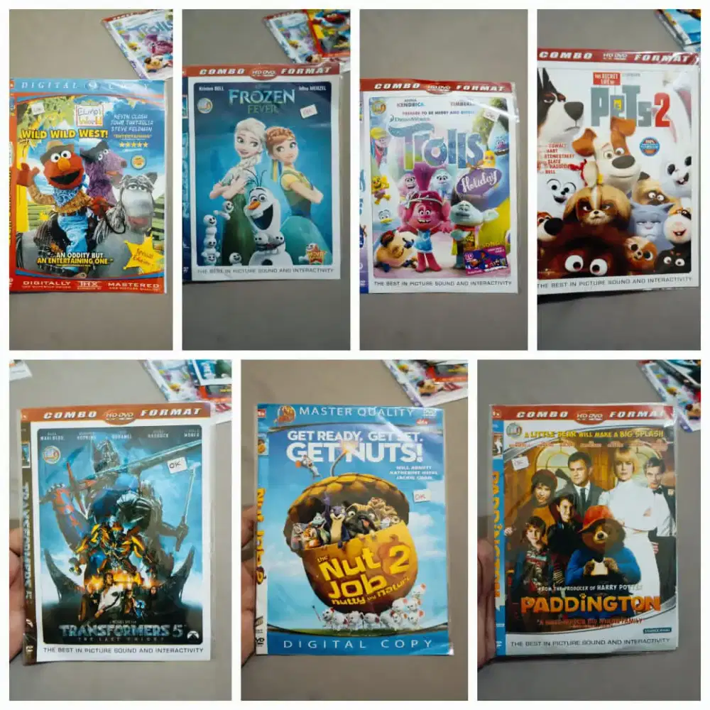 Kaset DVD Second 7 Pcs