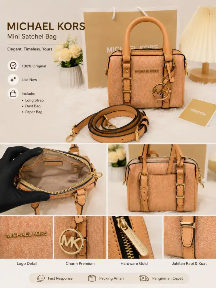 MICHAEL KORS  MINI SATCHEL BAG