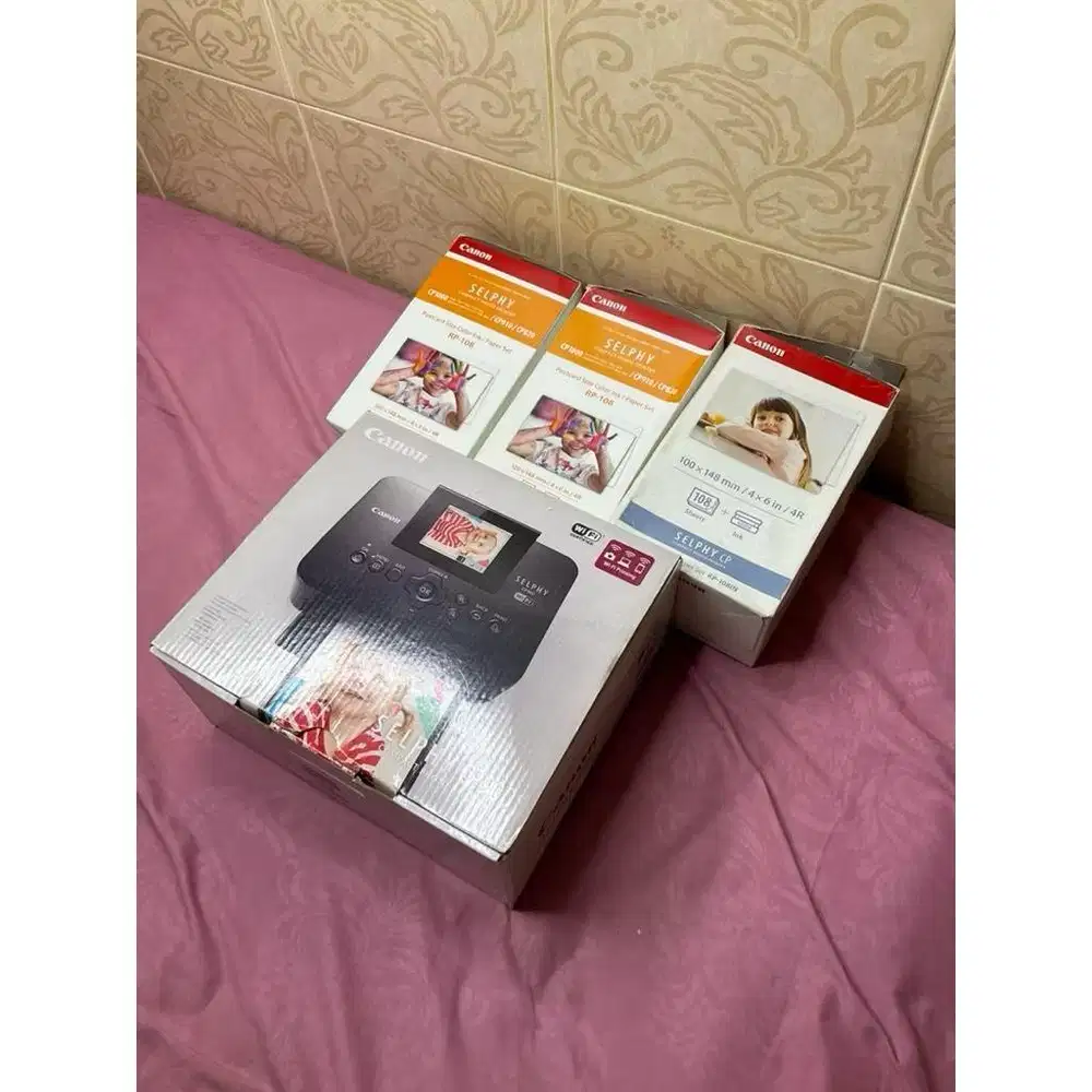 Printer canon SELPHY CP900 + Paper 2pax+++