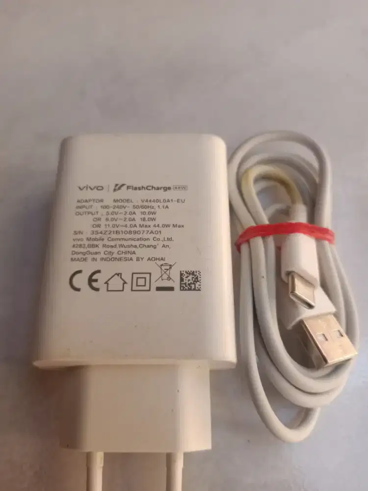 CHARGER ASLI BAWAAN VIVO Y27s, Y28, Y29 4G TIPE C