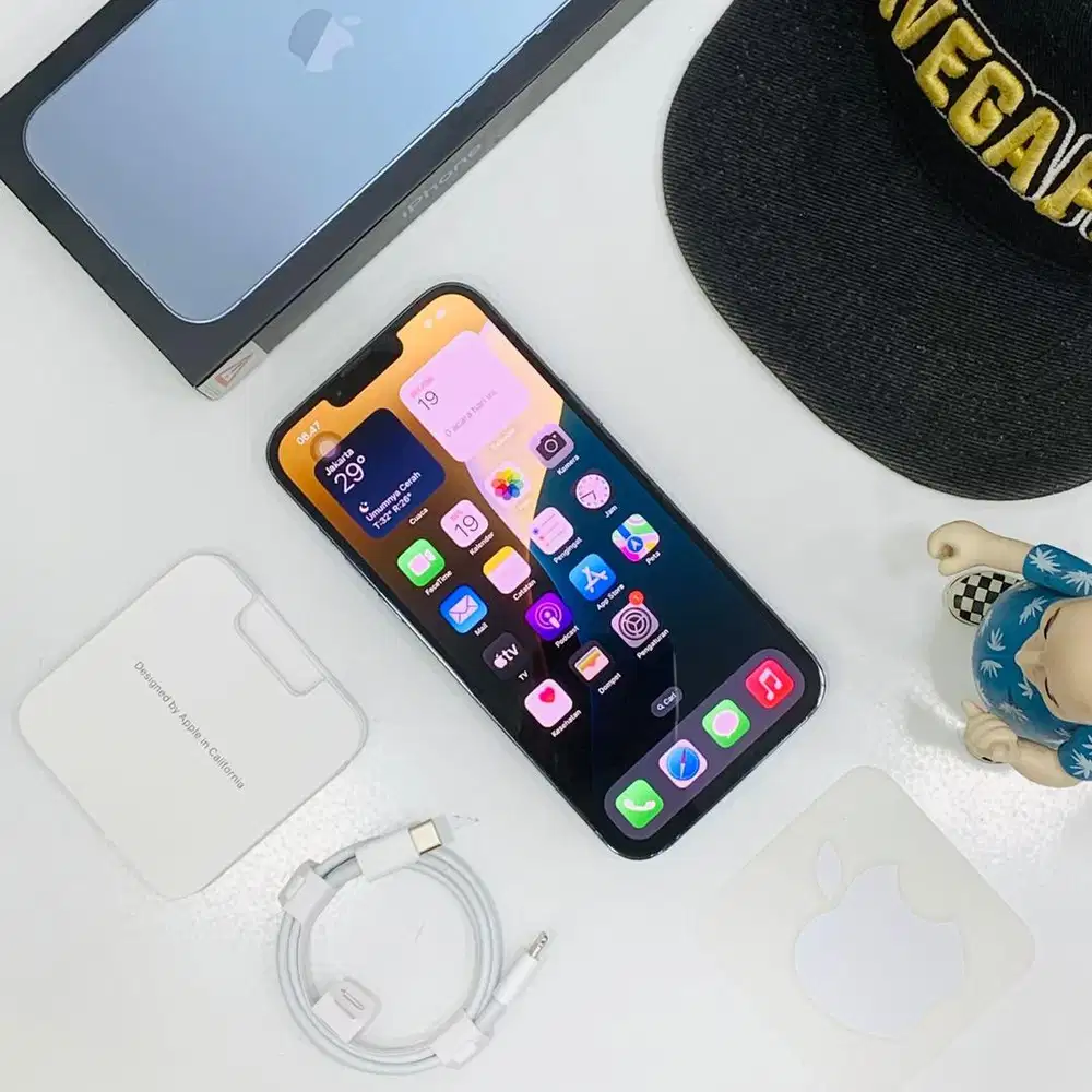 Second iphone 13 promax,128gb sierra blue