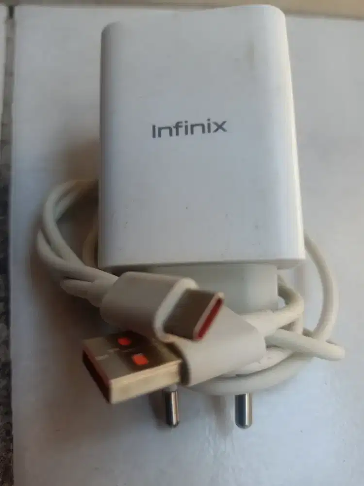 CHARGER BEKAS ASLI BAWAAN INFINIX HOTE 30 NFC, NOTE 11 NFC TIPE C