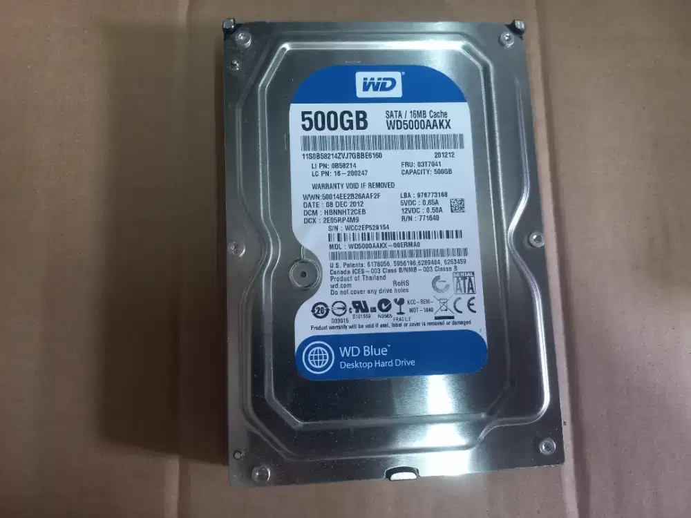 HDD WDC 3.5 INCH 500 GB SENTINEL 90 %