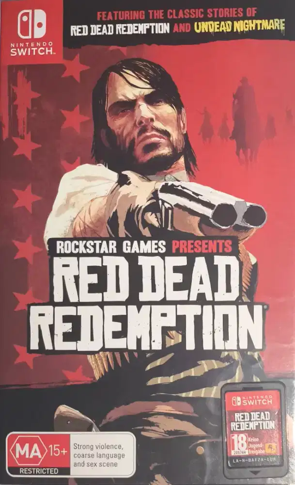 red dead redemption kaset nintendo switch