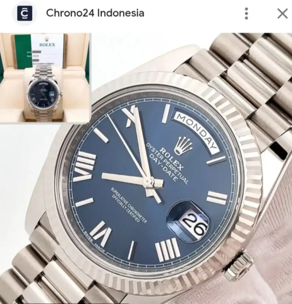 Jam Rolex president gold