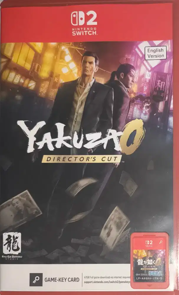 yakuza 0 director cut kaset nintendo switch 2