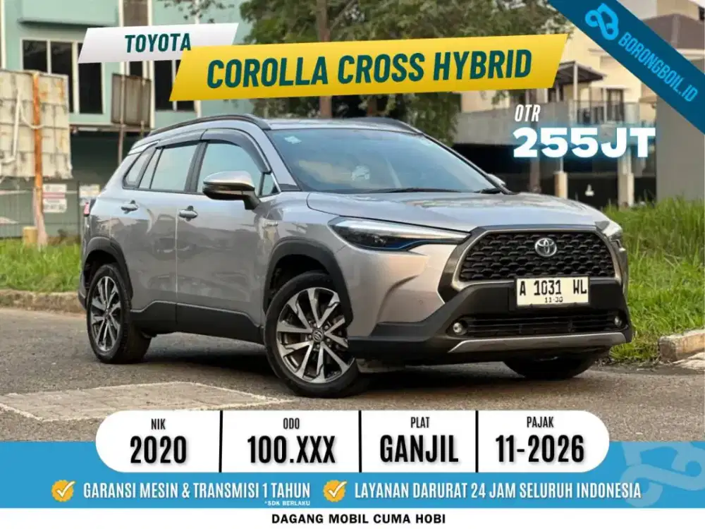 [TERMURAH] Toyota Corolla Cross Hybrid AT 2020
