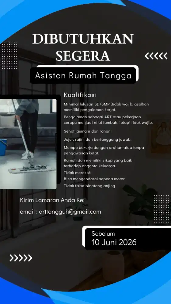 Asisten Rumah Tangga - Menginap