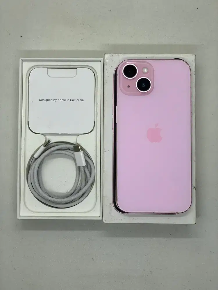 iPhone 15 128GB Resmi ex Blibli Pink