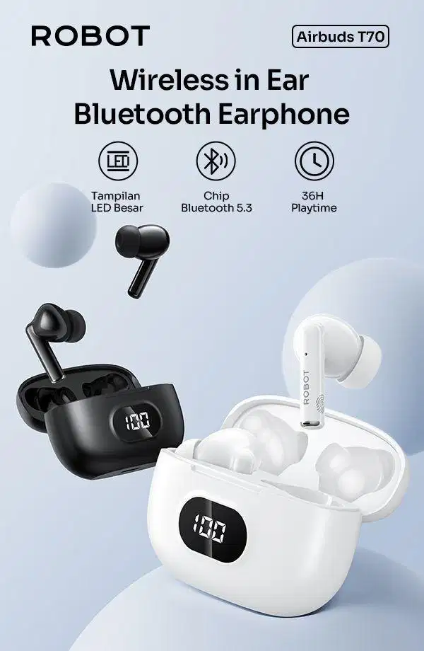EARPHONE TWS ROBOT T70