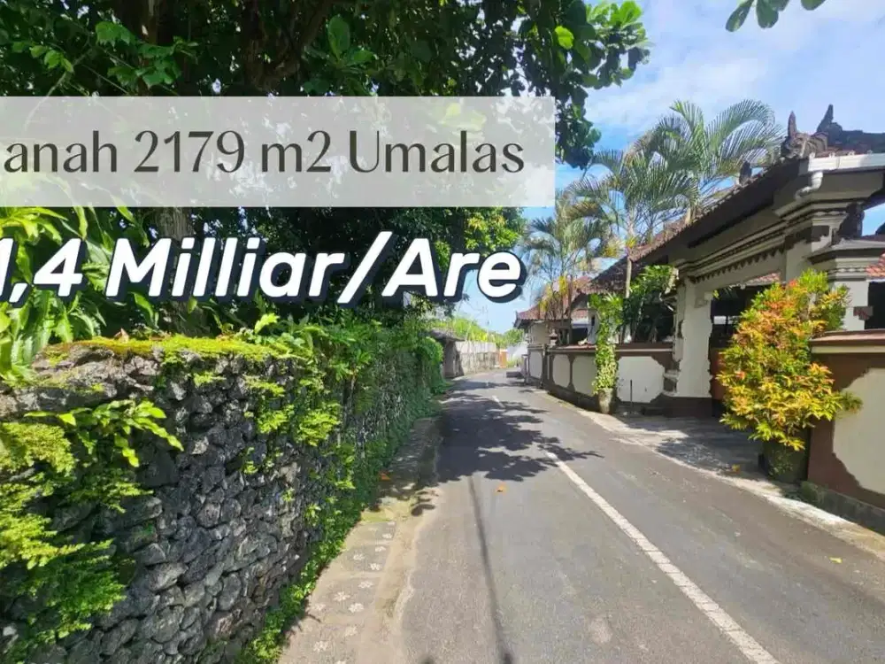 SALE Tanah Zona Perdagangan Dekat Semer Umalas
