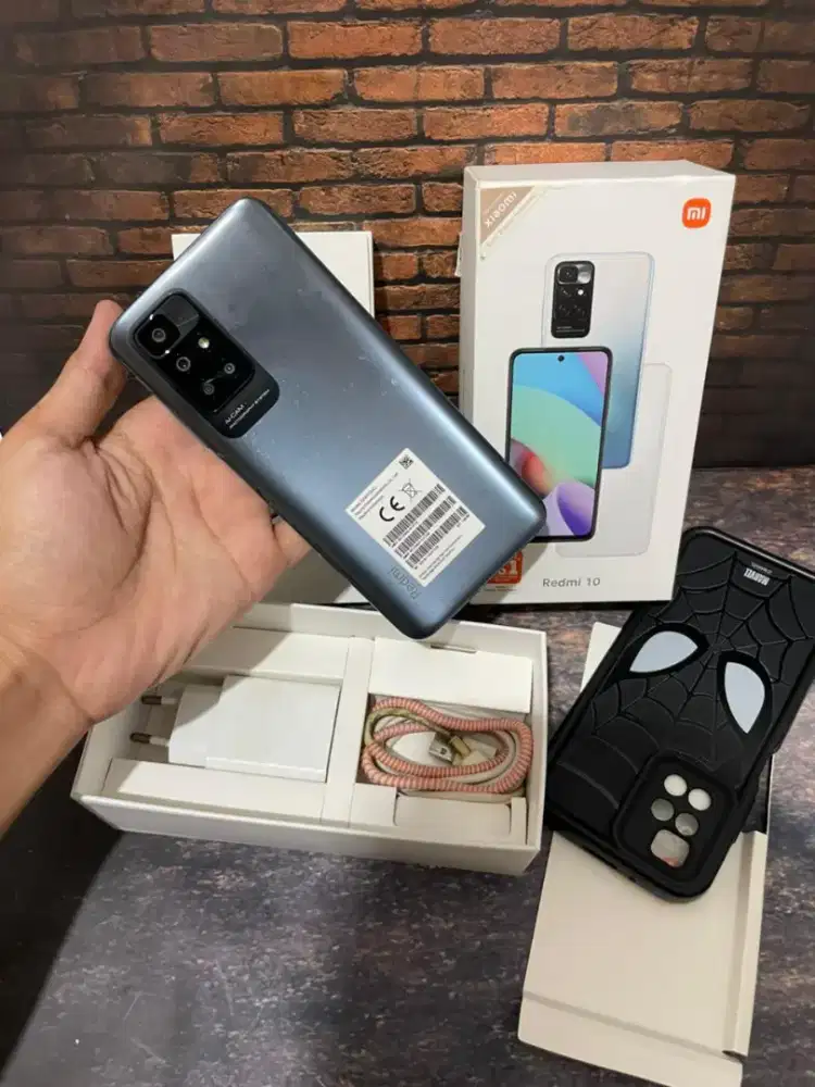 Redmi 10 Ram 6/128 lengkap