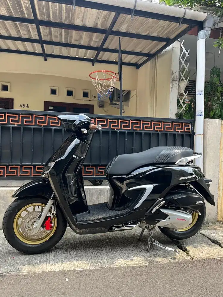 Honda Stylo ABS 2024 Hitam Glossy Modif Low KM Gress