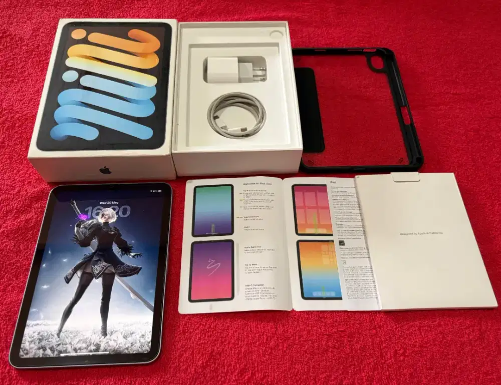 Ipad mini 7 ( A17 PRO )  wifi only 128gb BLUE fullset GARANSI ON