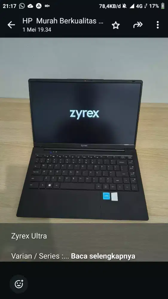 Zyrex Ultra laptop