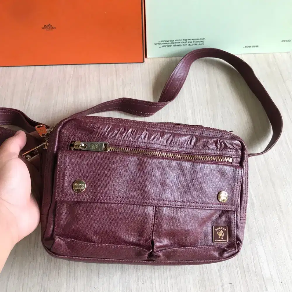 Porter International sling bag tablet tas original