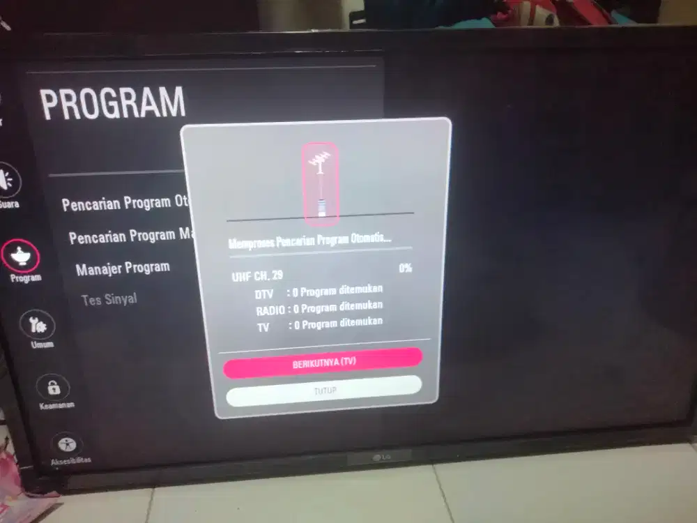 Jual tv LED LG ukuran 32 inci sudah digital TV
