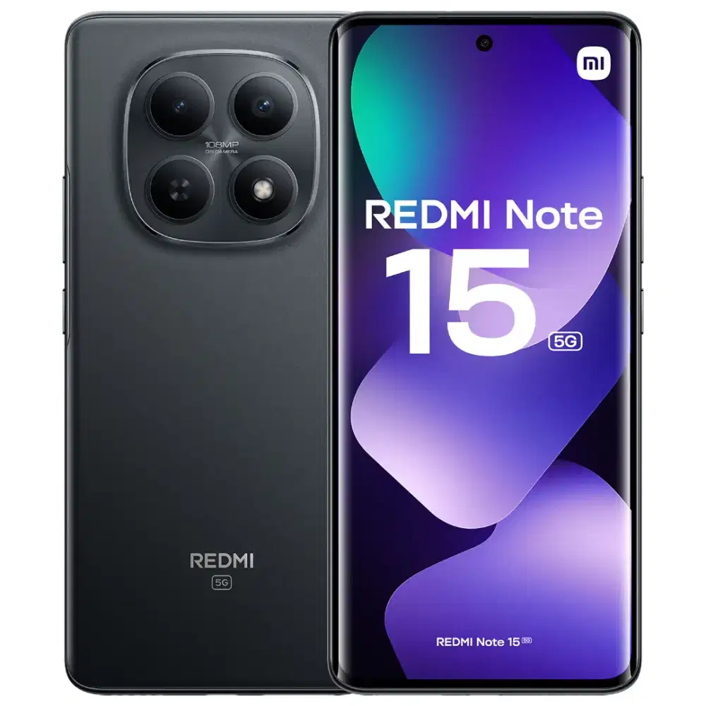 Xiaomi Note 15 5G 8/256 Black (Baru Segel)