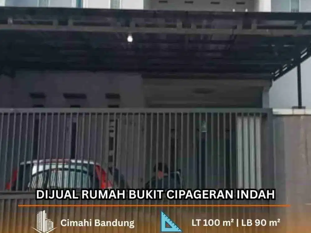 DIJUAL Rumah Bukit cipageran indah, Cimahi Bandung