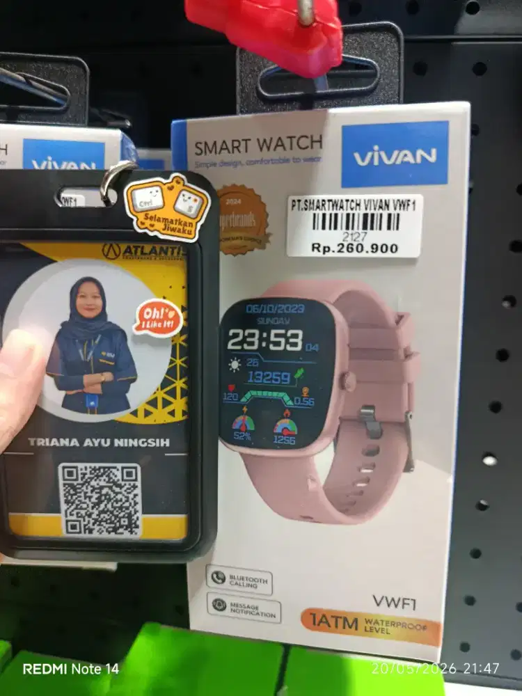 PT SMARTWATCH VIVAN VWF1| ATLANTIS DAHSYAT