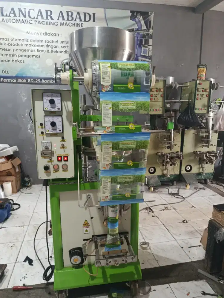 Mesin packing garam/packaging/pengemas/pembungkus/kemas/bungkus/sachet
