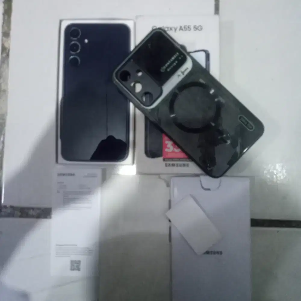 Samsung A55 8/256 
Kelengkapan sesuai foto
Rp4.100.000 Nego Tipis
