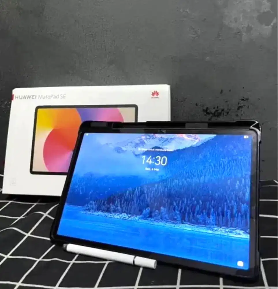 Huawei matepad 11se 6/128gb fullset, garansi aktif san free case, pen