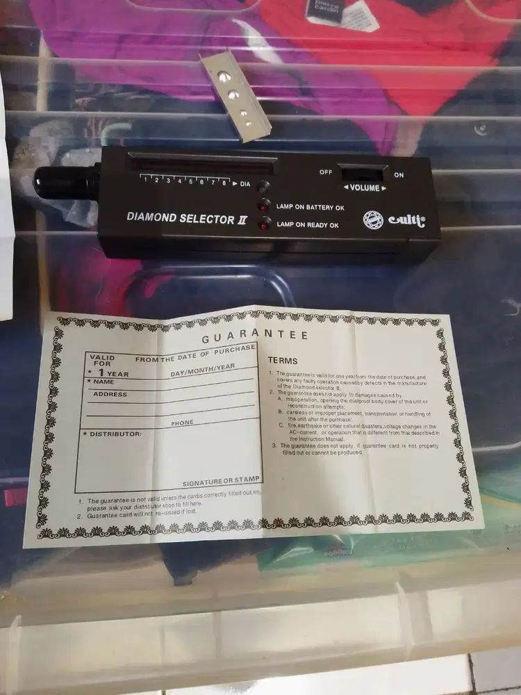 Diamond Selector II Diamond Selector 2 Alat Uji Berlian Diamond Tester