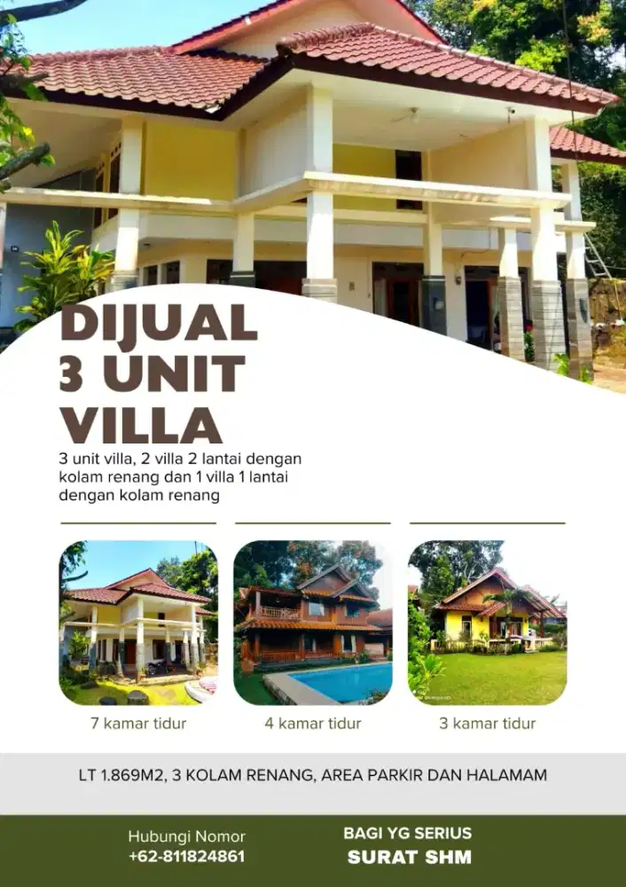 Jual proferti villa komersial
