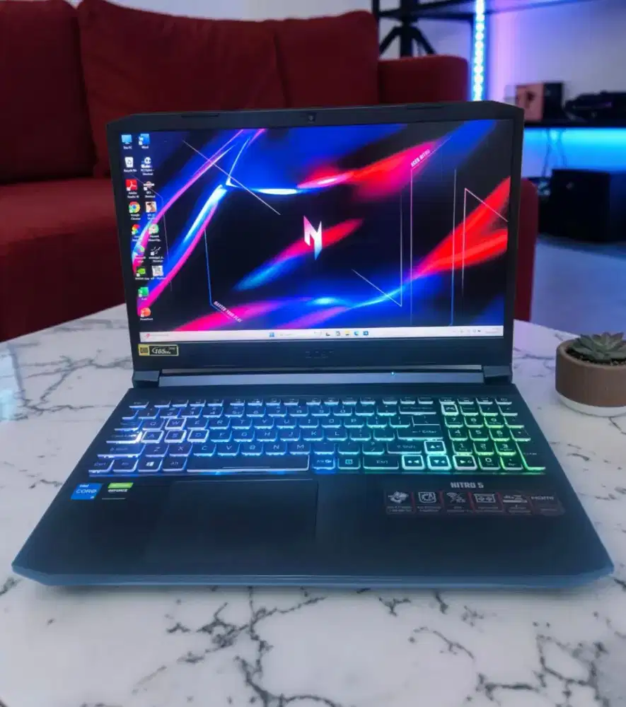 Laptop Acer NITRO NVIDIA RTX 3050 RAM 16Gb SSD 512Gb DUAL VGA GAMING