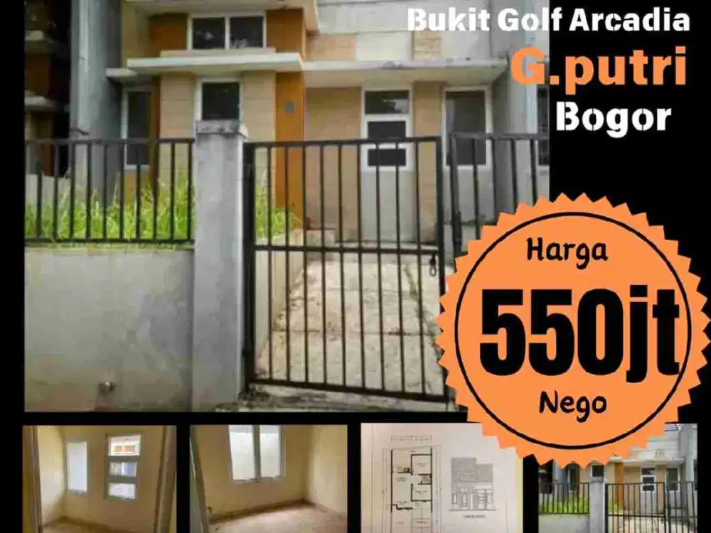 JUAL RUMAH HARGA TURUN 500JT SAJA