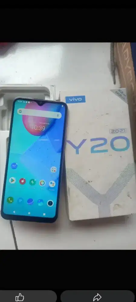 Vivo y 20 fset ori ram 4/64 mulus pooll