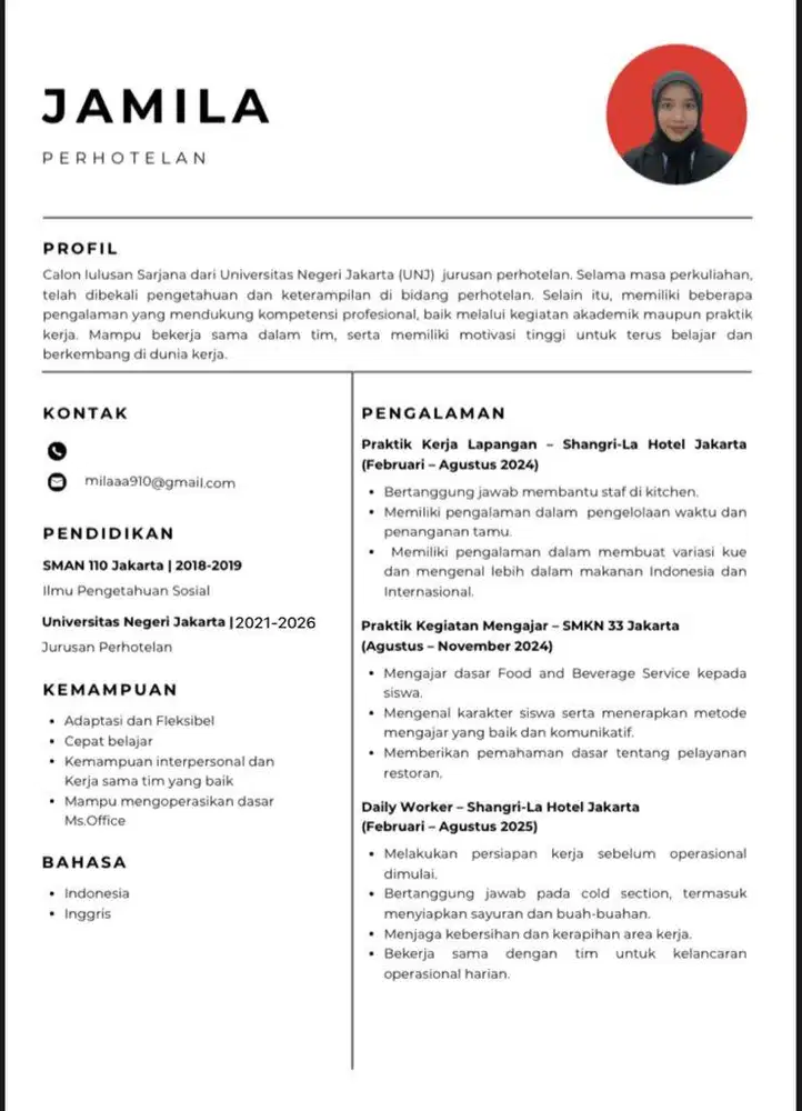 CV - mencari lowongan pekerjaan