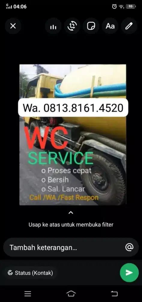 Sedot Sapsiteng penuh Wc Tumpat sakuran air sumbat Westafel mampet