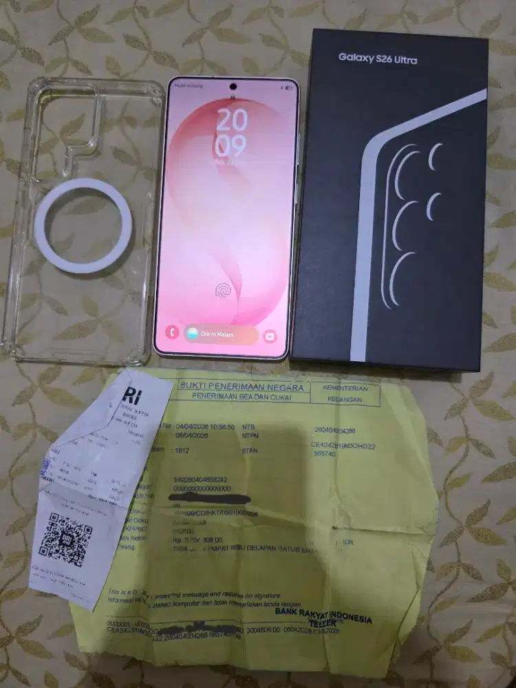 Jual cepat samsung S26 ultra 512GB  Pink gold Like new