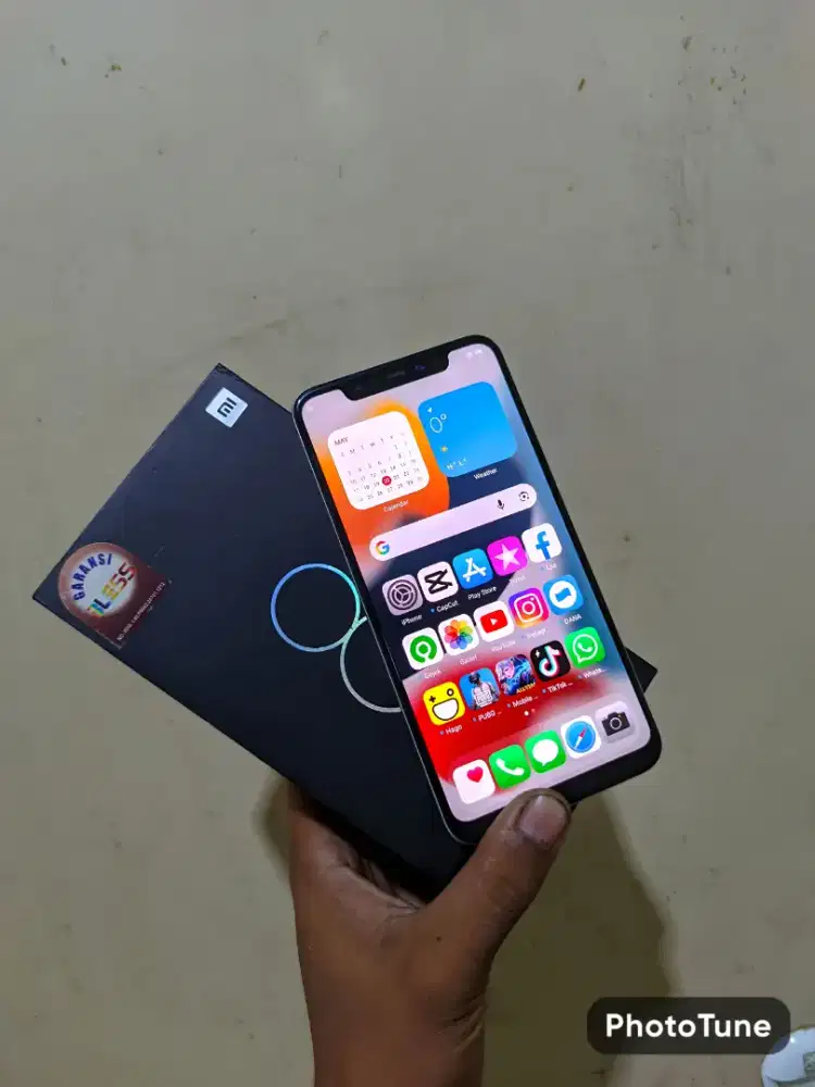 Xiaomi mi 8 fulset mulus snapdragon 845 game jos
