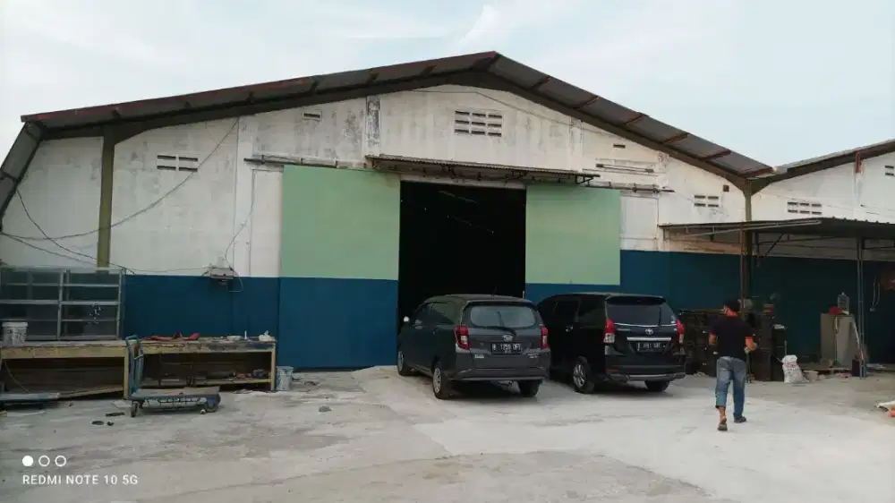 DIJUAL GUDANG HITUNG TANAH, LOKASI DI JL. RAYA PISANGAN, TAMBUN UTARA.