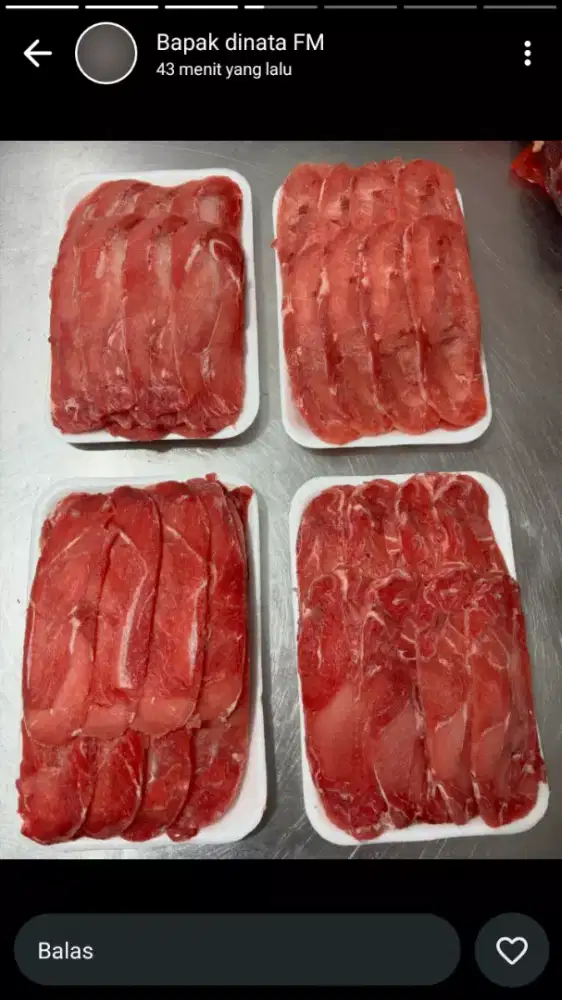 JUAL BAHAN BAKU DAGING DLL
