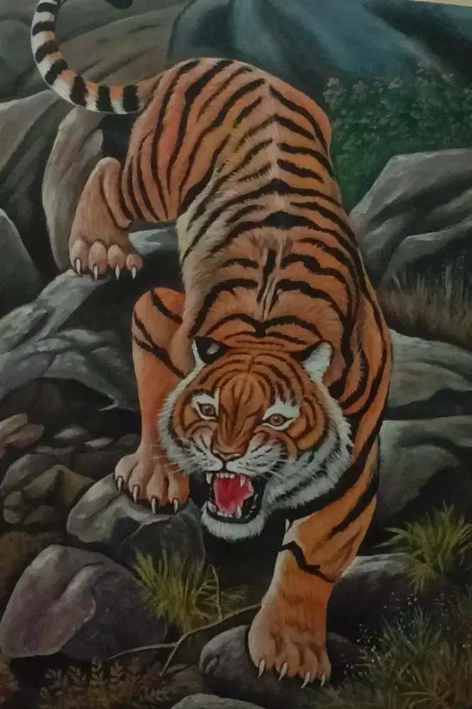 Lukisan canvas dan canvas lukis