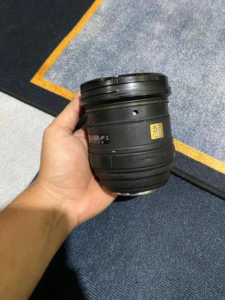 Lensa sigma 24-70 F2.8 for canon normal siap pakai harga termurah
