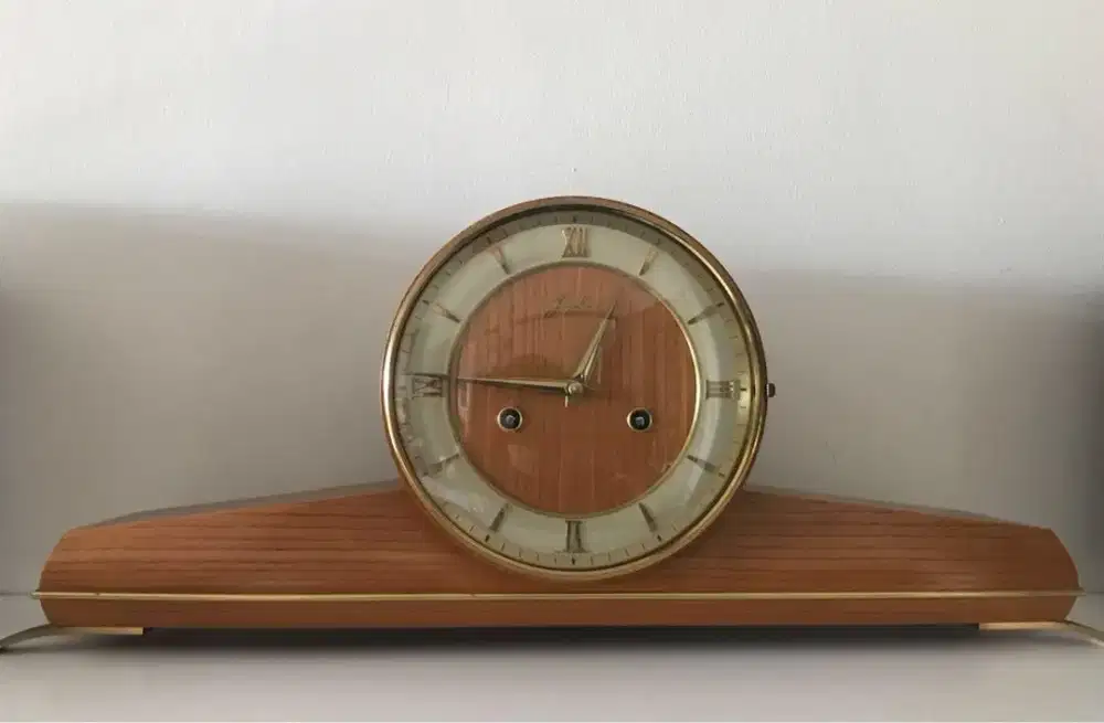 Junghans Clock jam antik vintage art deco original