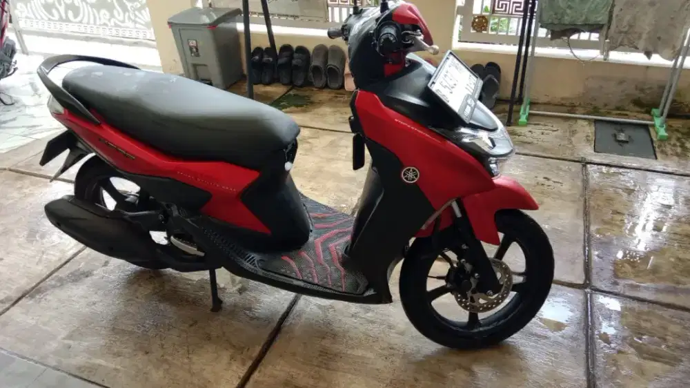 Yamaha Gear 125 S-Version 2022 Matte Red | Pajak Panjang | Ban Baru