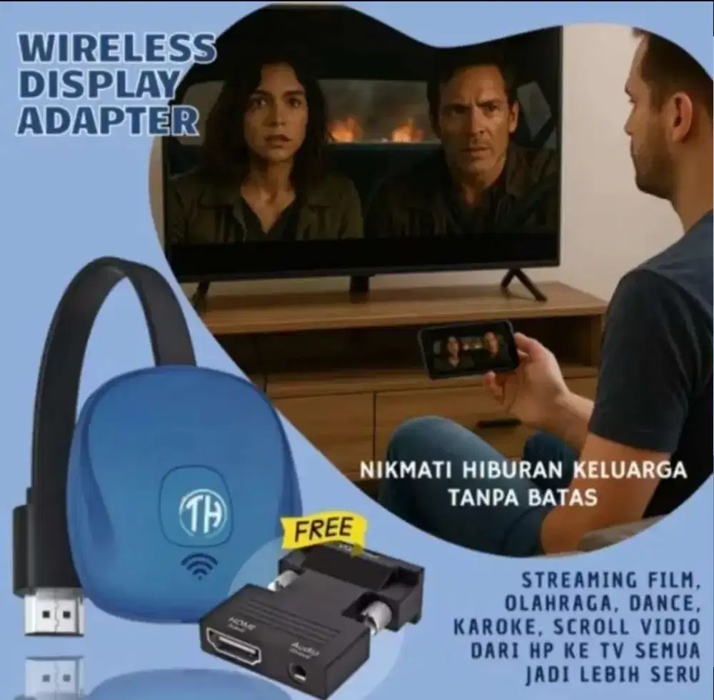 Display adapter hp ke tv