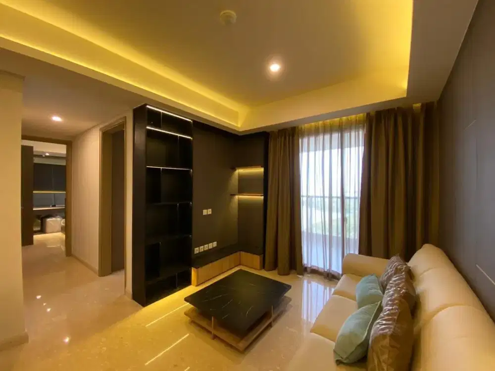 Disewa Apartemen Gold Coast 2BR, 108m2, Full Furnished, Sea View