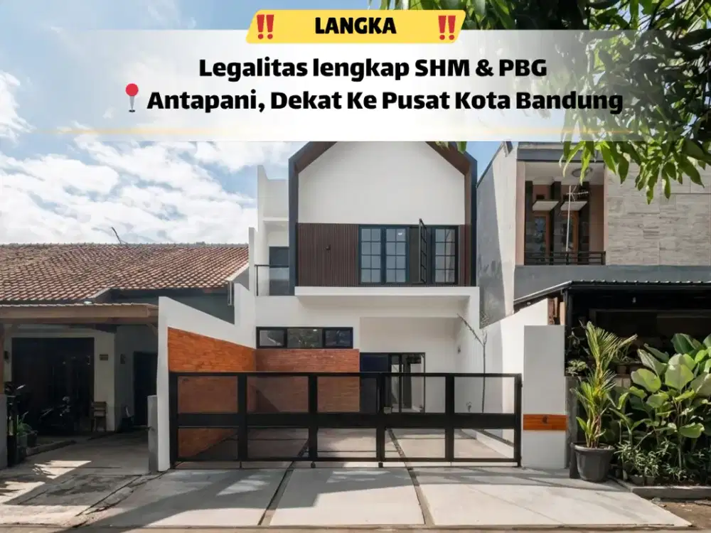 Rumah 2 Lantai Antapani Luas Banget Siap Huni