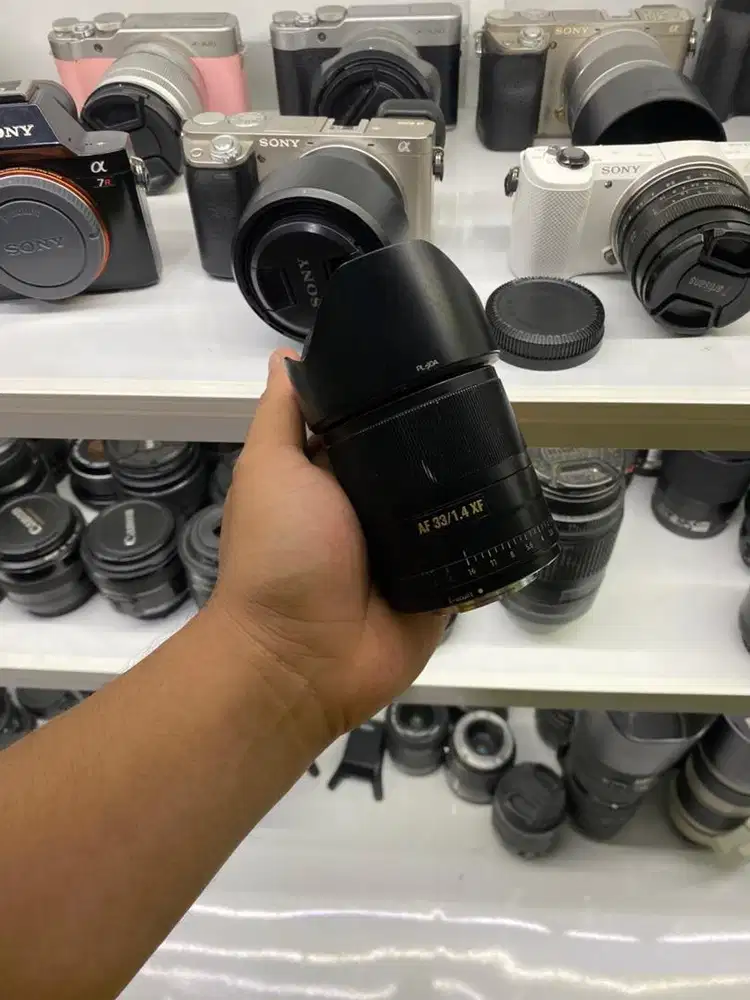 Lensa 33mm F1.4 fujifilm normal bergaransi