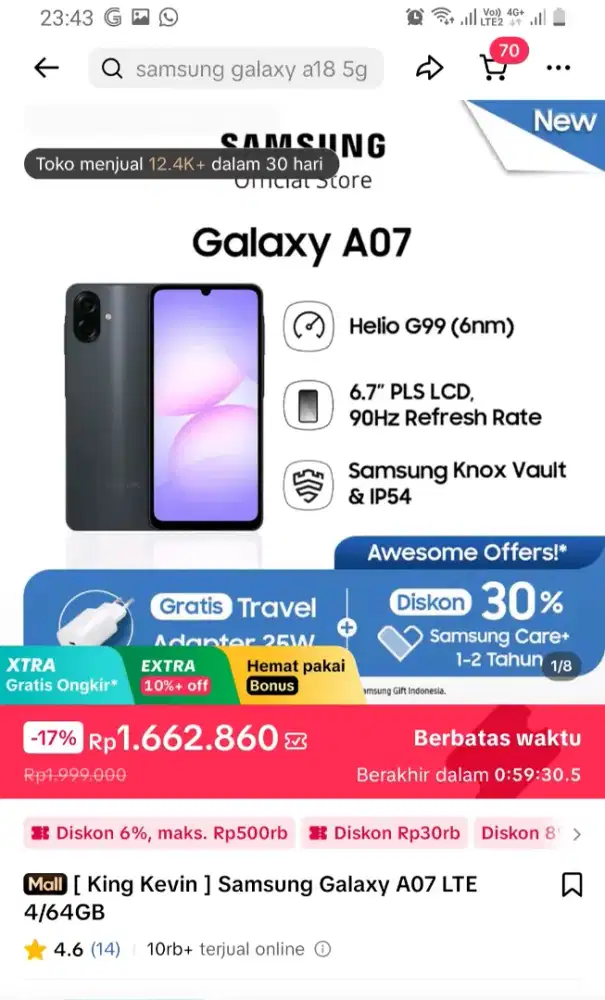 Samsung A 07 BU