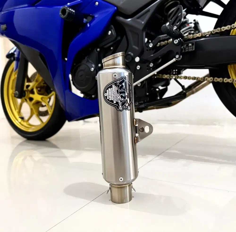 Silincer Knalpot WRX GP K1 panjang 25cm inlet 50 51, Special Request