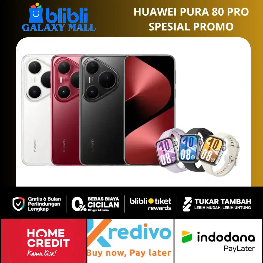 Huawei Pura 80 Pro Bergaransi Resmi Gratis Benefit hingga 1,8 Juta