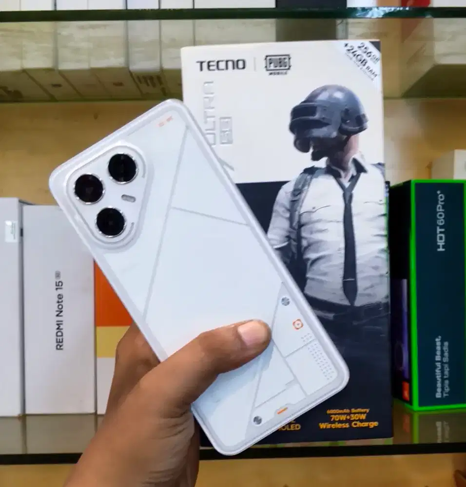 Tecno Pova 7 Ultra 5G 12/256 Ori Lengkap Mulus Garansi Desember 2026